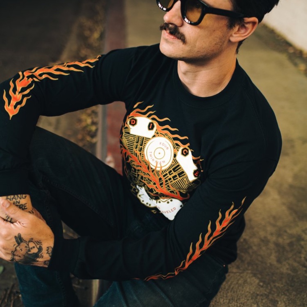 Dice Magazine - Knucklehead Long Sleeve T - Mens Large